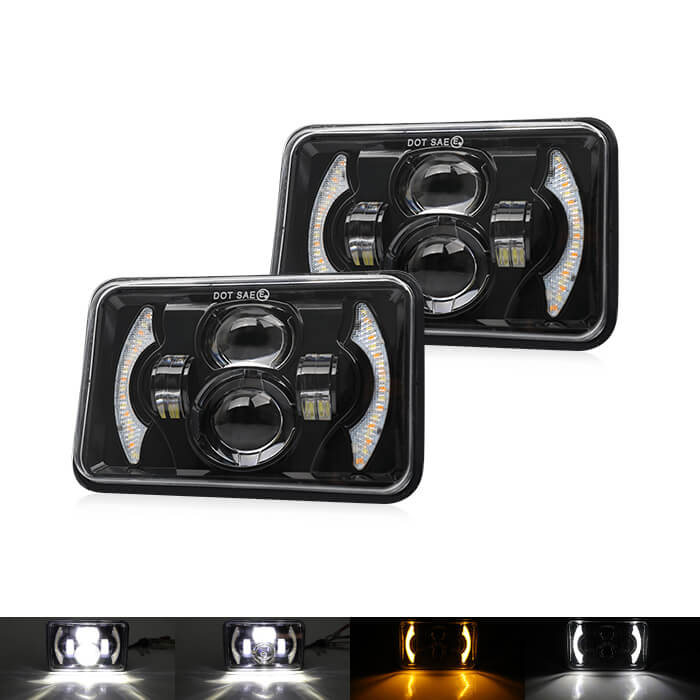 4x6クレセントハロー長方形ヘッドライト卸売 JG-T001-YY